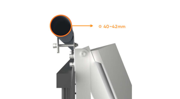 Soporte vertical para montaje solar en balcones - Imagen 2