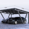 N Typ Anpassbarer Solar-Carport – Bild 2